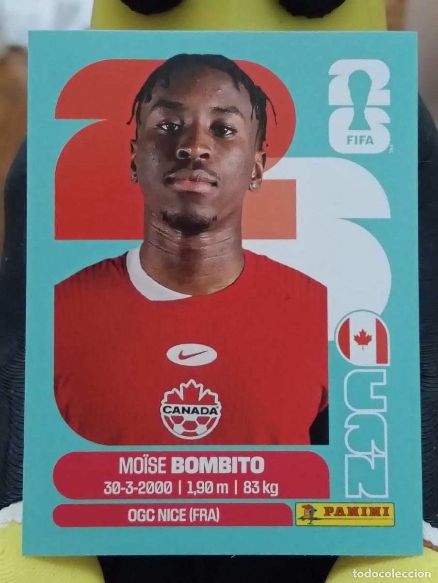 Cromos de f&uacute;tbol: Mundial 2026 - Moise Bombito - N&deg; 8 - Canad&aacute;