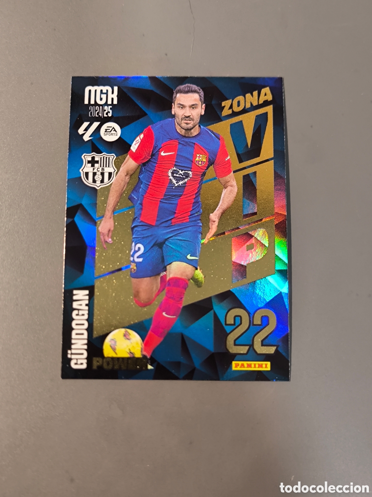 Cromos de f&uacute;tbol: G&Uuml;NDOĞAN P 394 VIP Power FC Barcelona Megacracks MGK 24 25