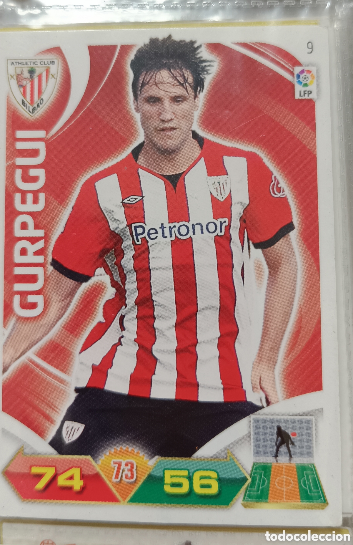 Cromos de f&uacute;tbol: 9 Gurpegui adrenalyn 11/12