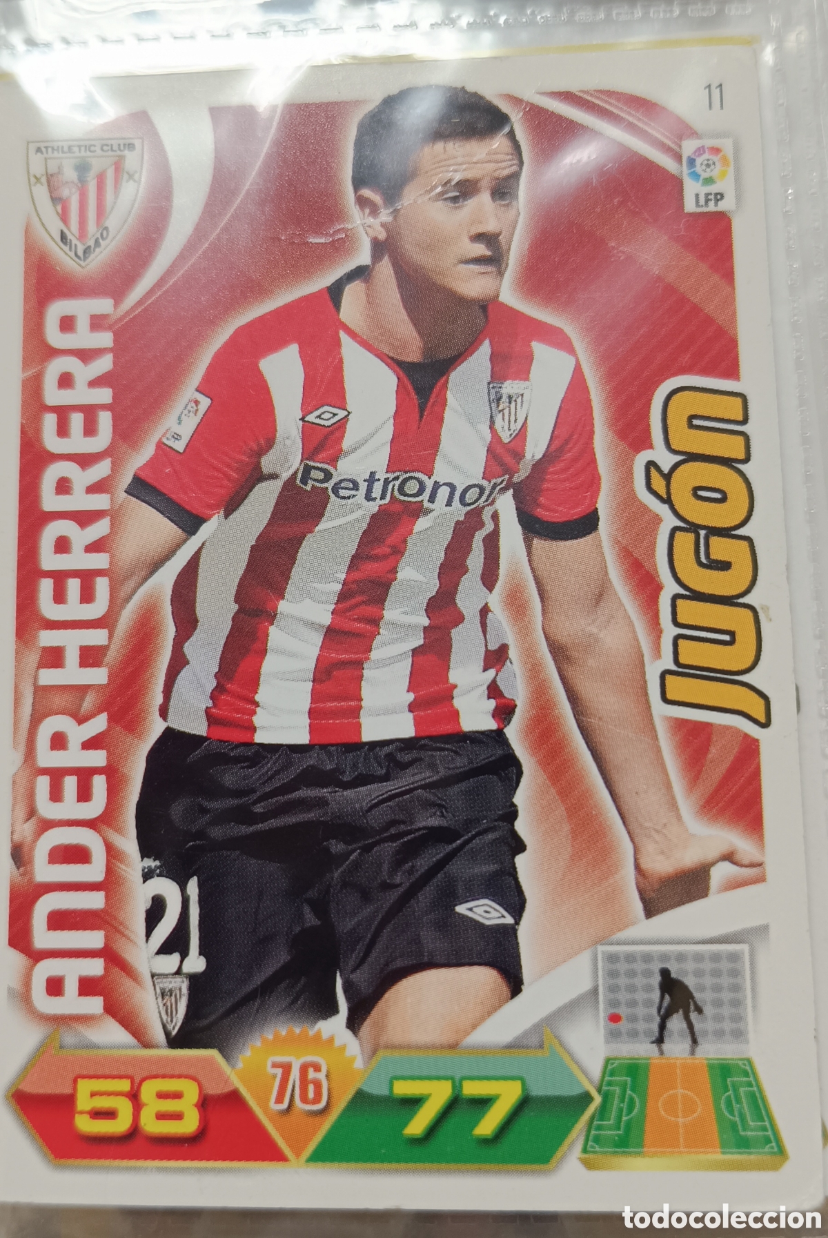 Cromos de f&uacute;tbol: 11 Ander Herrera 11/12