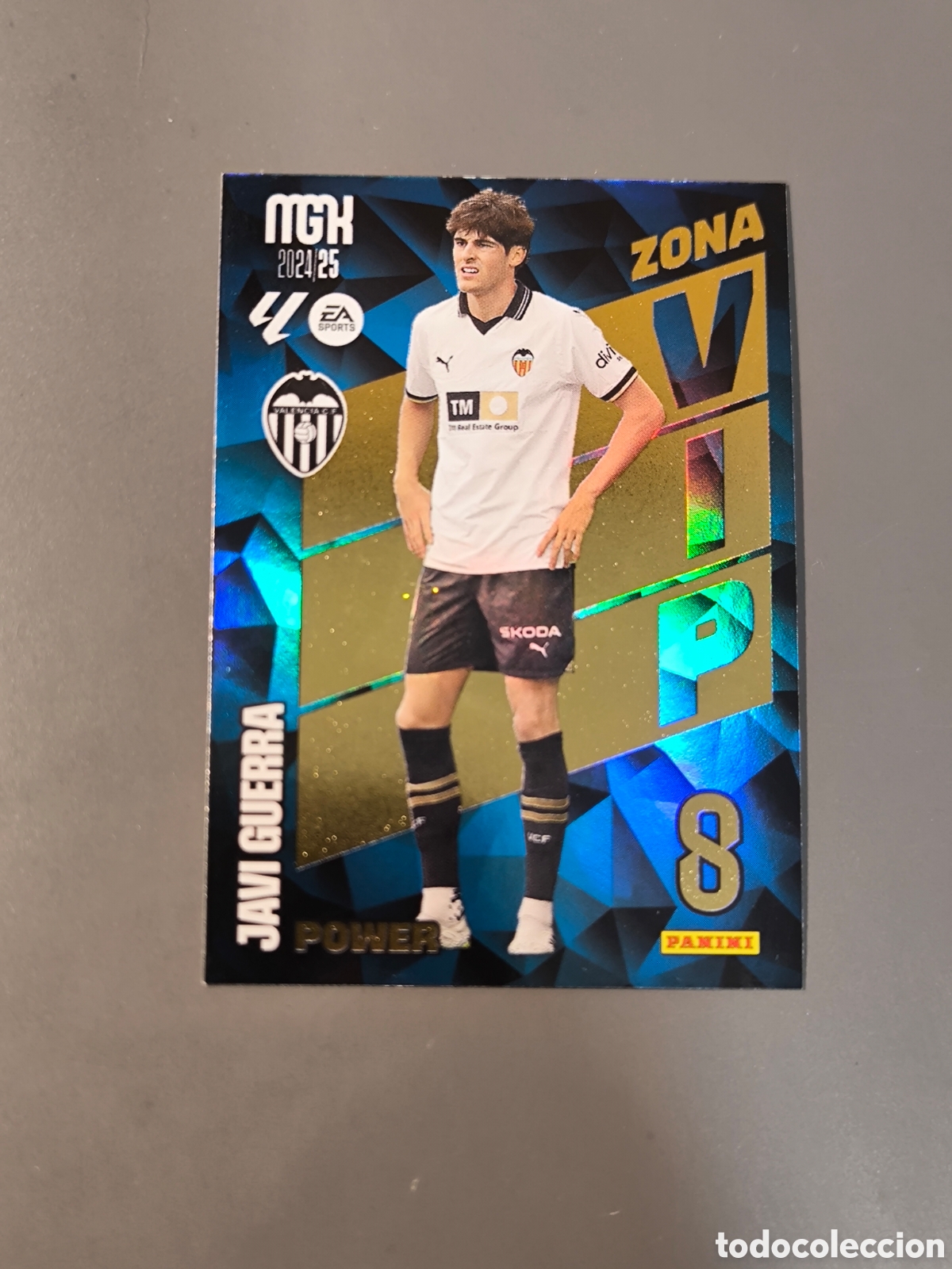 Cromos de f&uacute;tbol: JAVI GUERRA P 395 VIP Power Valencia CF Megacracks MGK 24 25