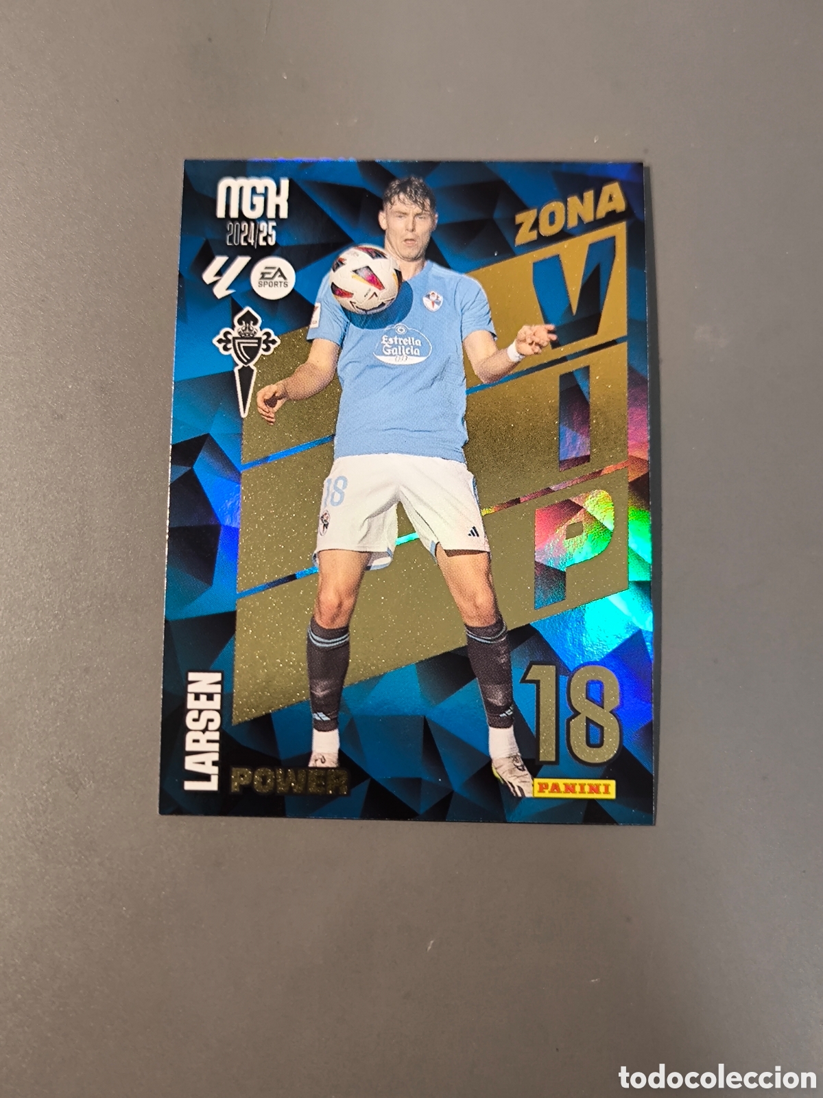 Cromos de f&uacute;tbol: LARSEN P 398 VIP Power Celta Megacracks MGK 24 25