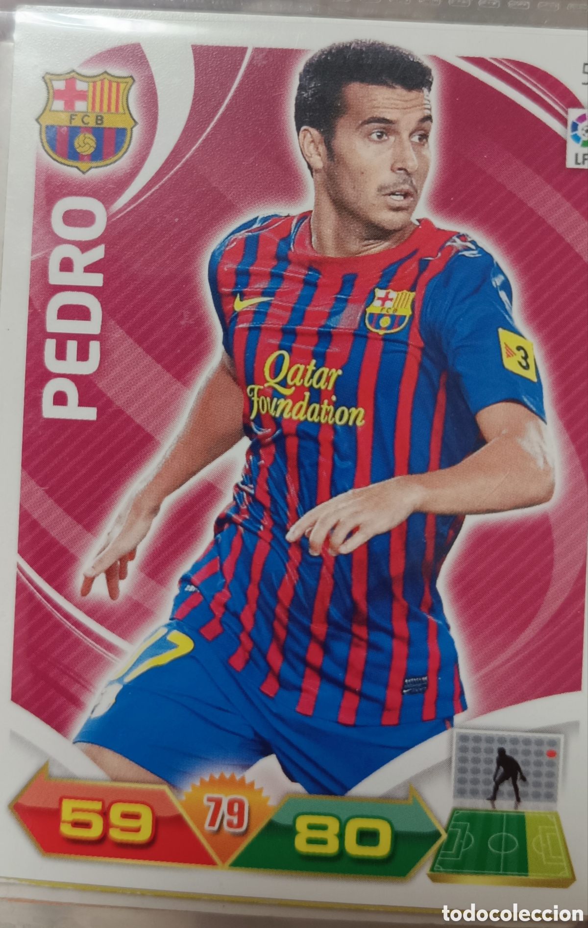 Cromos de f&uacute;tbol: 54 PEDRO adrenalyn 11/12