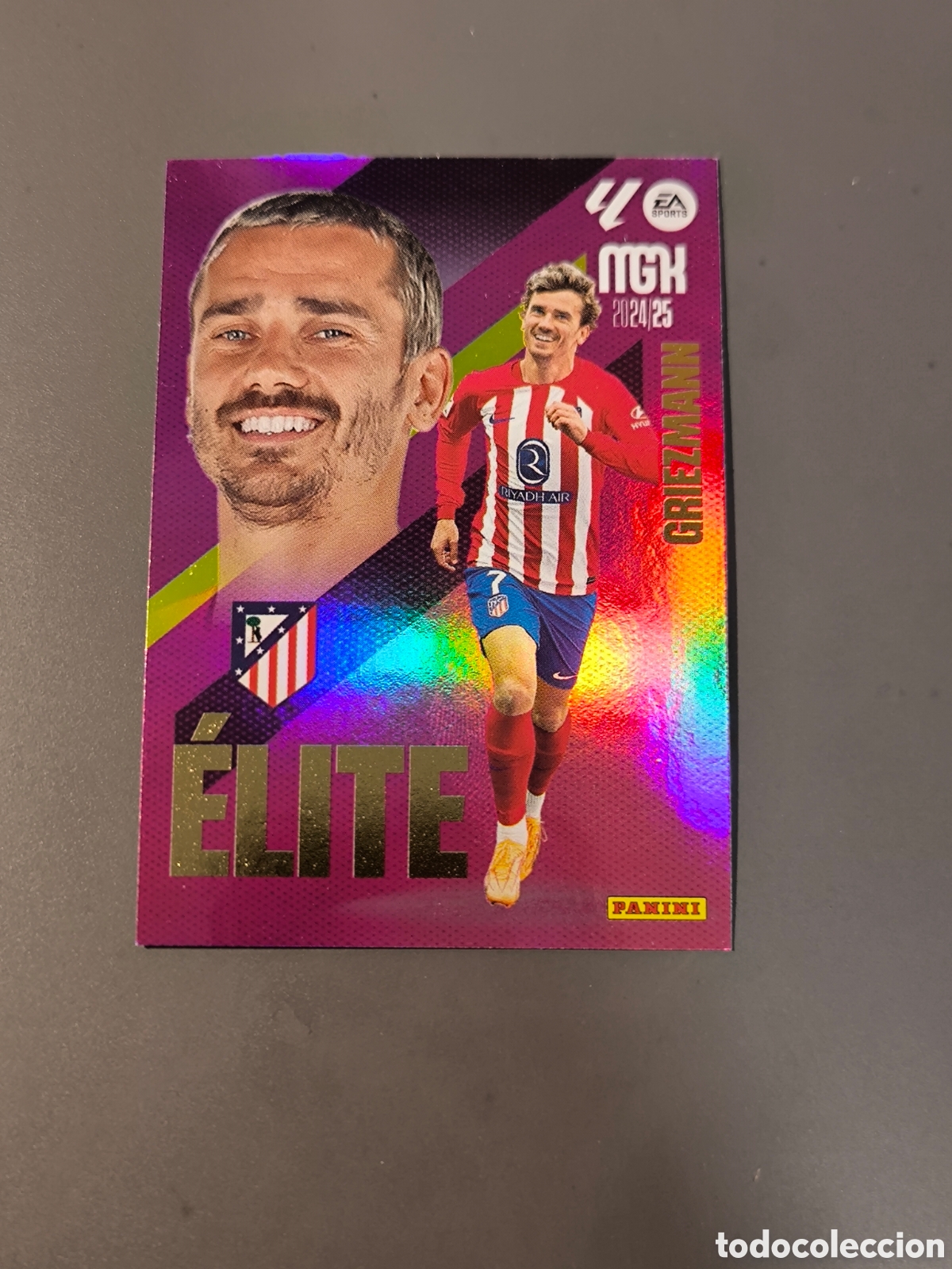 Cromos de f&uacute;tbol: GRIEZMANN 5 &Eacute;lite Atl&eacute;tico de Madrid Megacracks MGK 24 25