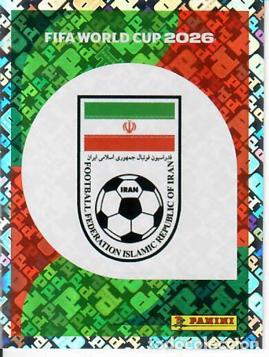 Cromos de f&uacute;tbol: CROMO PANINI MUNDIAL WORLD CUP 2026 - IRN 1 - ESCUDO - IR&Aacute;N