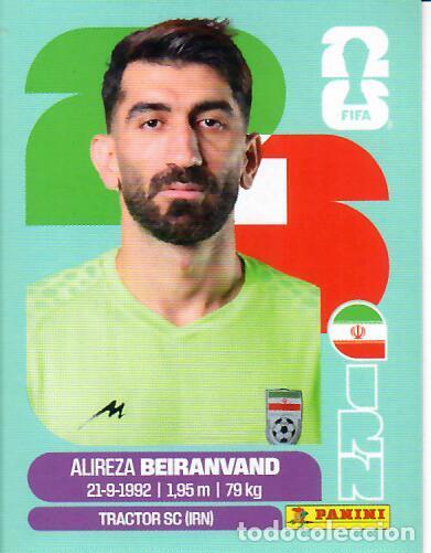 Cromos de f&uacute;tbol: CROMO PANINI MUNDIAL WORLD CUP 2026 - IRN 2 - BEIRANVAND - IR&Aacute;N