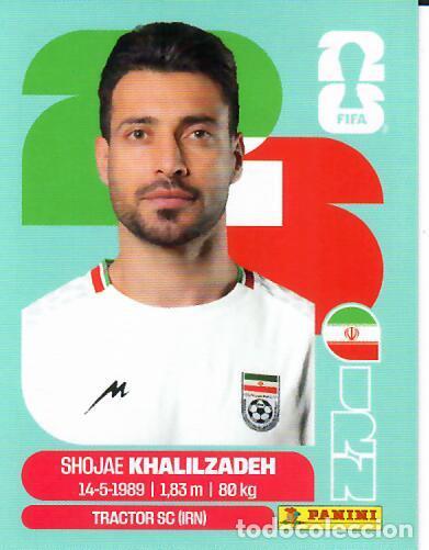 Cromos de f&uacute;tbol: CROMO PANINI MUNDIAL WORLD CUP 2026 - IRN 6 - KHALILZADEH - IR&Aacute;N