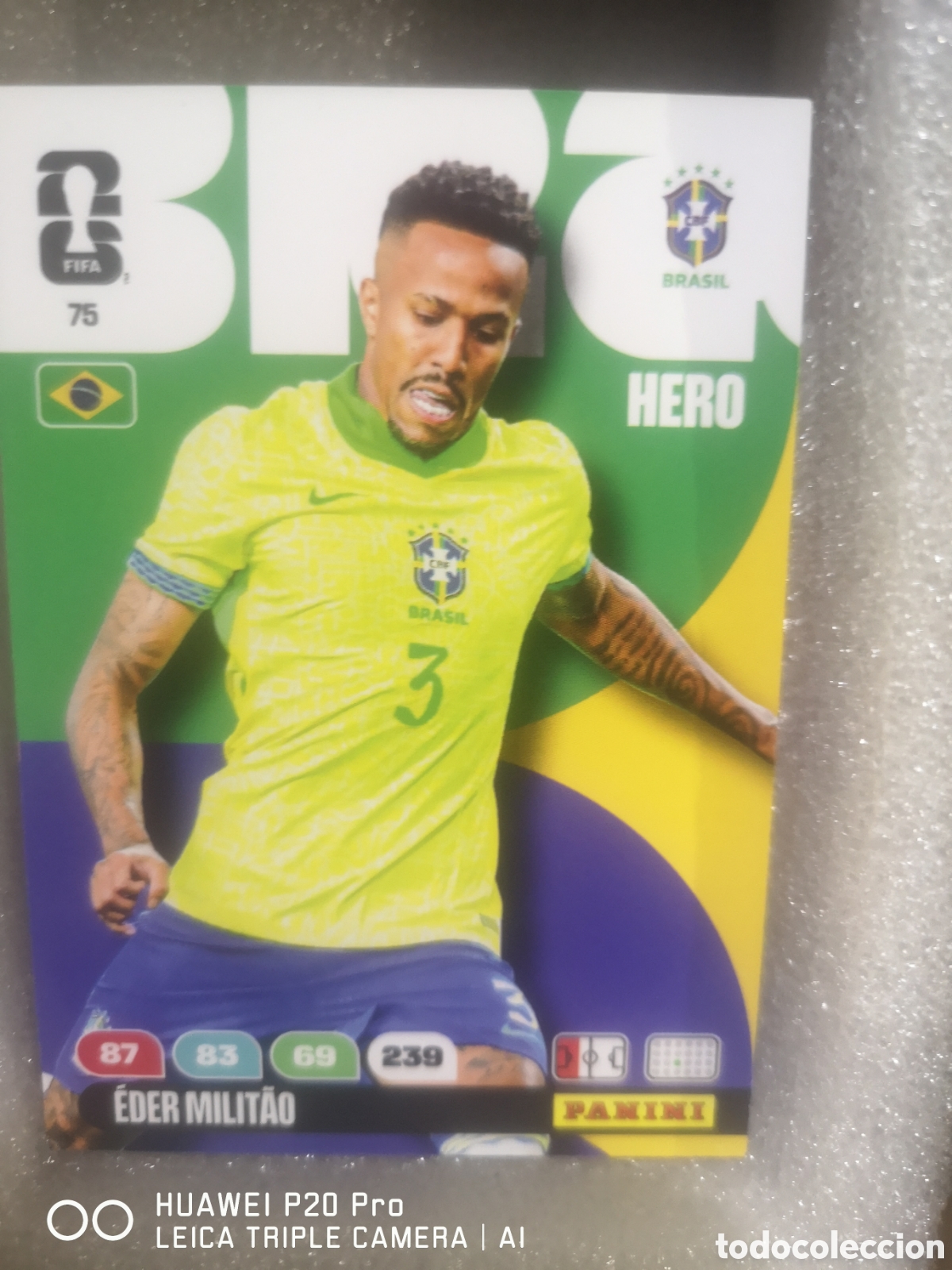 Cromos de f&uacute;tbol: 75 EDER MILITAO FIFA WORLD CUP MUNDIAL 2026 ADRENALYN BRASIL