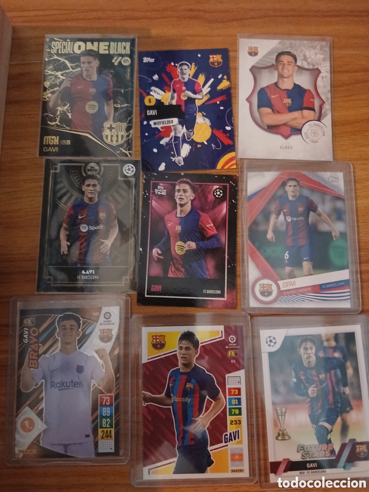 Figurine di Calcio: Lote 9 cartas Gavi fc barcelona Bar&ccedil;a