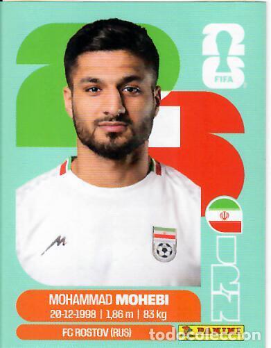 Cromos de f&uacute;tbol: CROMO PANINI MUNDIAL WORLD CUP 2026 - IRN 16 - MOHEBI - IR&Aacute;N