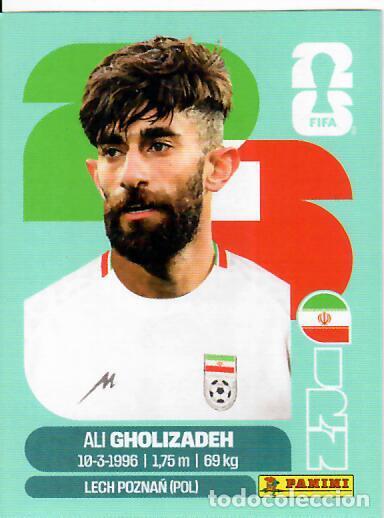 Cromos de f&uacute;tbol: CROMO PANINI MUNDIAL WORLD CUP 2026 - IRN 20 - GHOLIZADEH - IR&Aacute;N