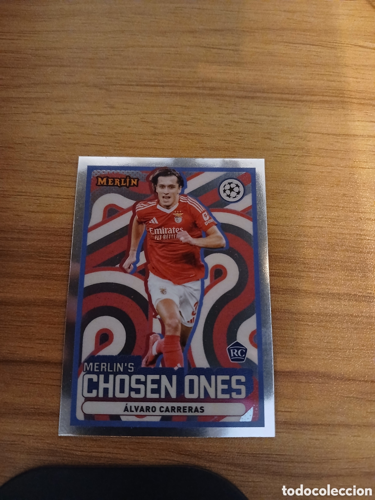Figurine di Calcio: &Aacute;lvaro carreras benfica topps merlin rookie rc