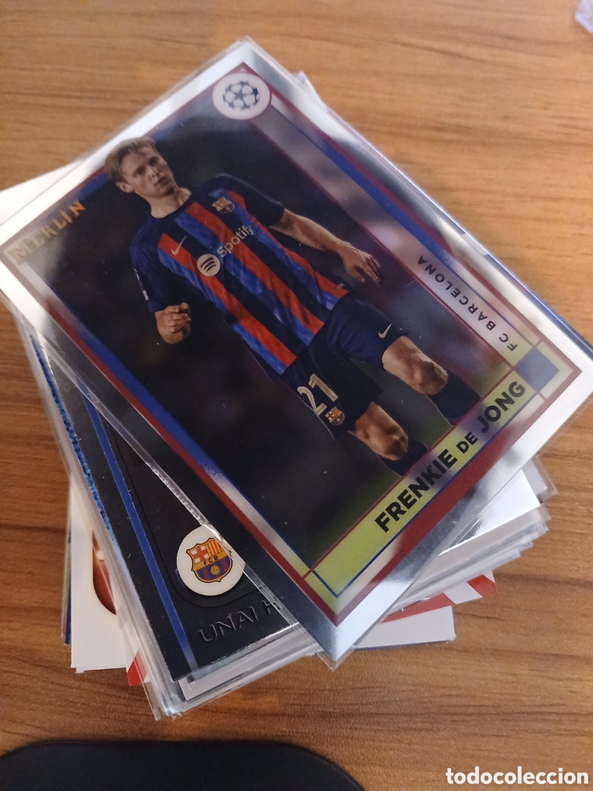 Figurine di Calcio: Lote 50 cartas fc barcelona Bar&ccedil;a varias colecciones y &eacute;pocas