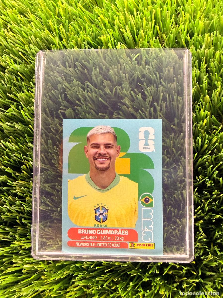 Cromos de f&uacute;tbol: N&ordm; BRA11 Bruno Guimaraes Brasil Mundial 2026 Stickers