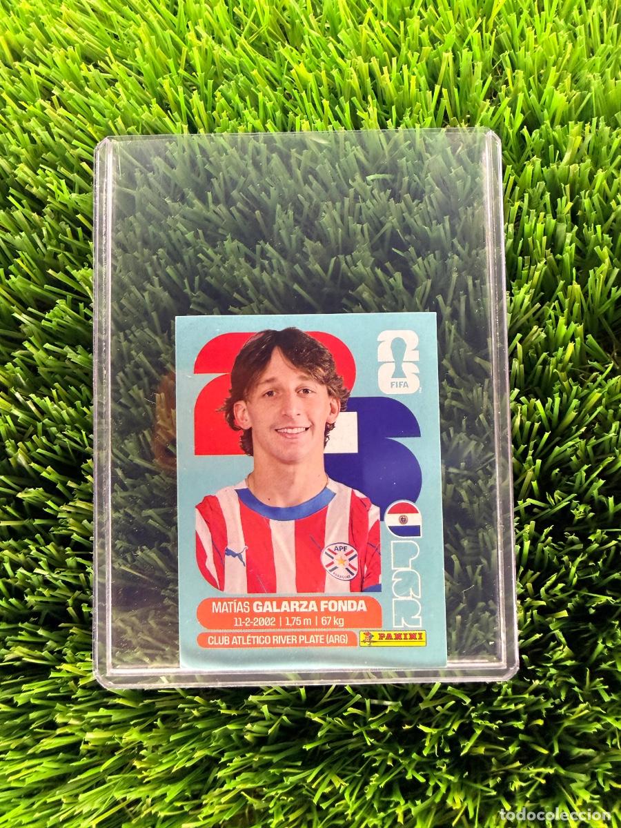 Cromos de f&uacute;tbol: N&ordm; PAR14 Mat&iacute;as Galarza Fonda Paraguay Mundial 2026 Stickers
