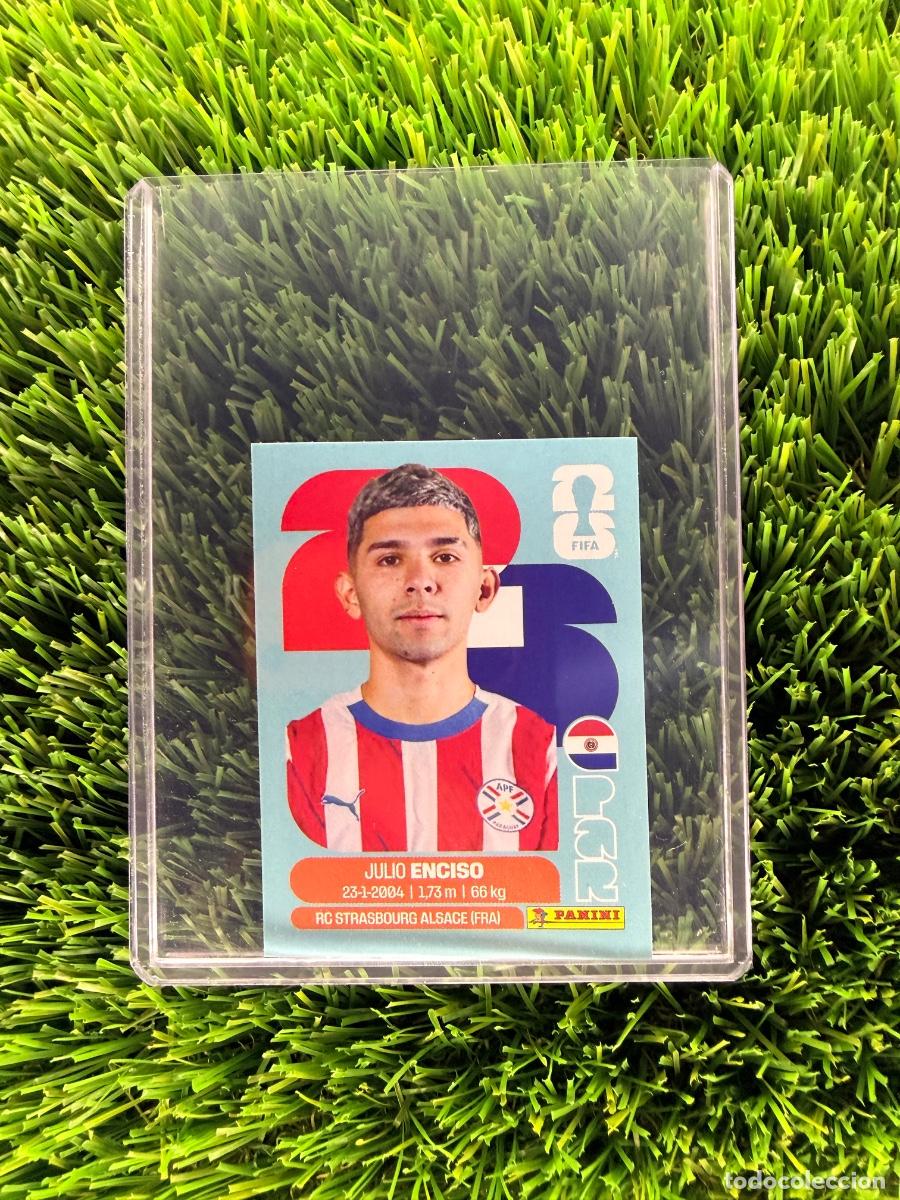 Cromos de f&uacute;tbol: N&ordm; PAR15 Julio Enciso Fonda Paraguay Mundial 2026 Stickers
