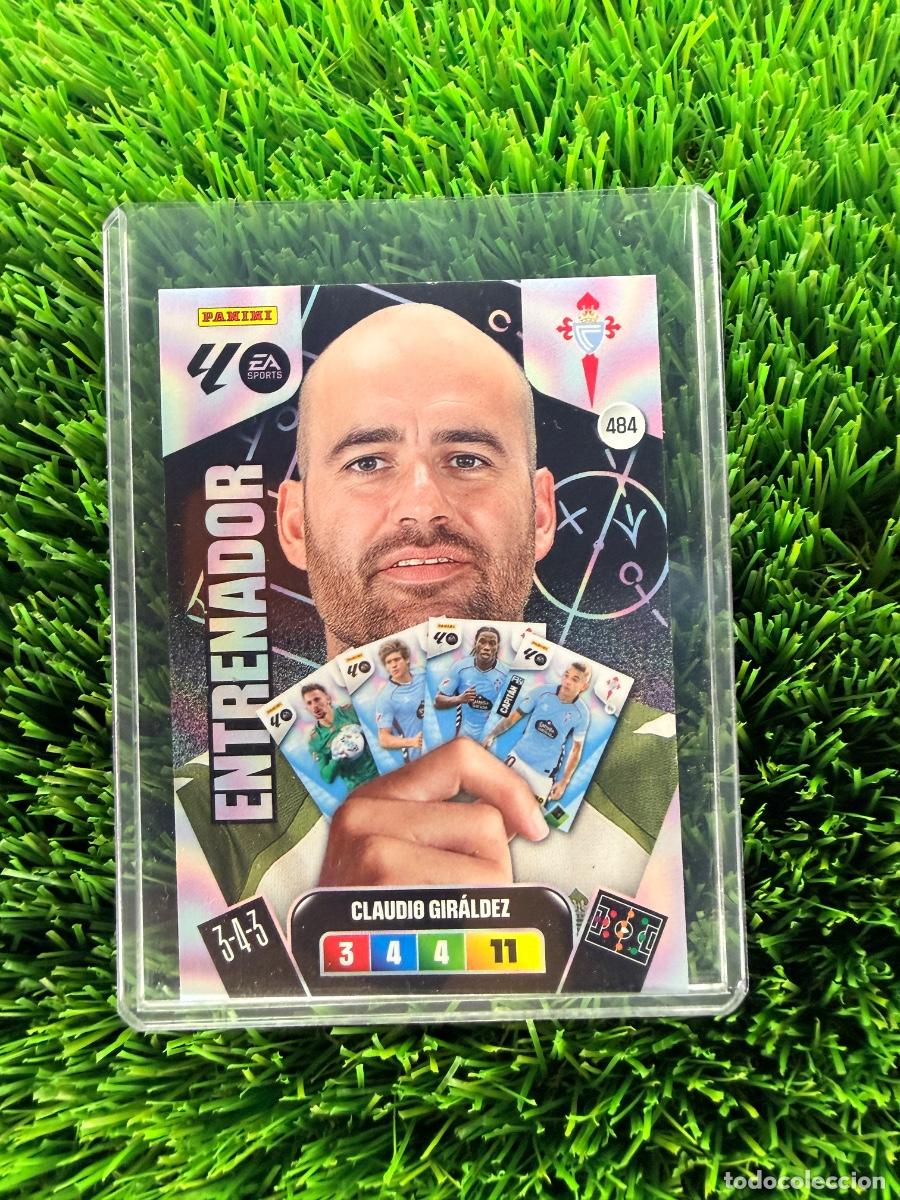 Cromos de f&uacute;tbol: N&ordm; 484 Claudio Gir&aacute;ldez Entrenador RC Celta Adrenalyn XL 25 26