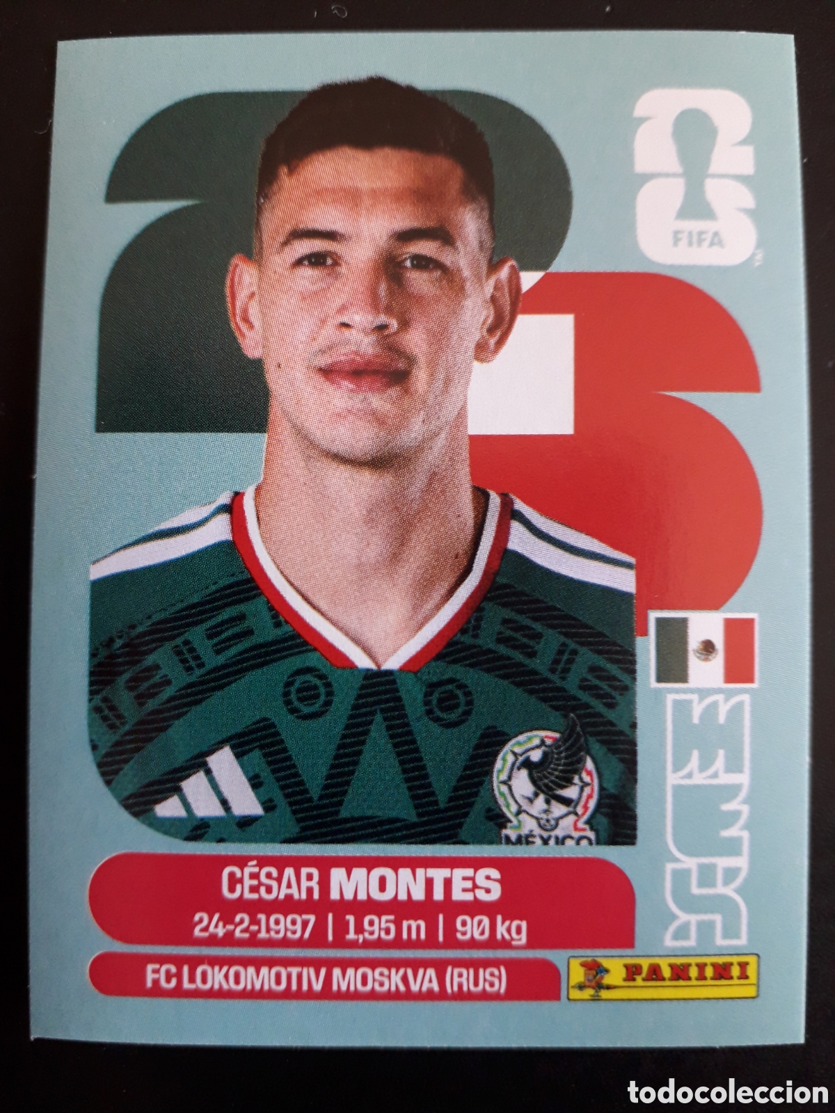 Cromos de f&uacute;tbol: MONTES M&Eacute;XICO MEX 5 MUNDIAL F&Uacute;TBOL 2026 FIFA WORLD CUP PANINI SIN PEGAR PEDIDO M&Iacute;NIMO 3&euro;