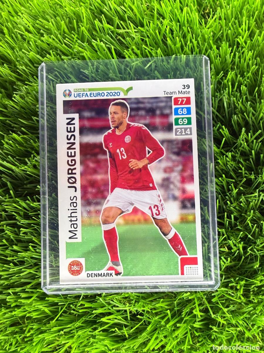 Cromos de f&uacute;tbol: N&ordm; 39 Mathias Jorgensen Dinamarca Adrenalyn XL Road to Euro 2020