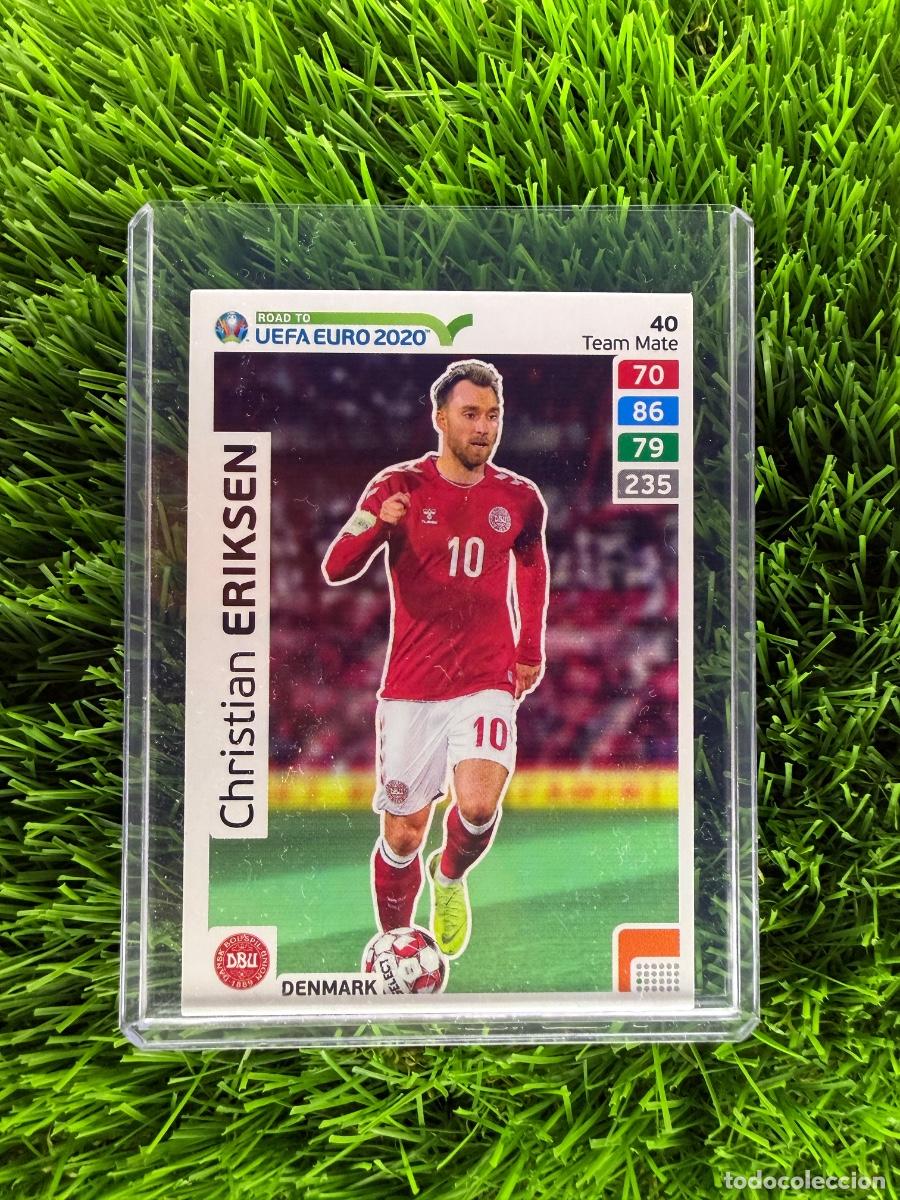 Cromos de f&uacute;tbol: N&ordm; 40 Christian Eriksen Dinamarca Adrenalyn XL Road to Euro 2020