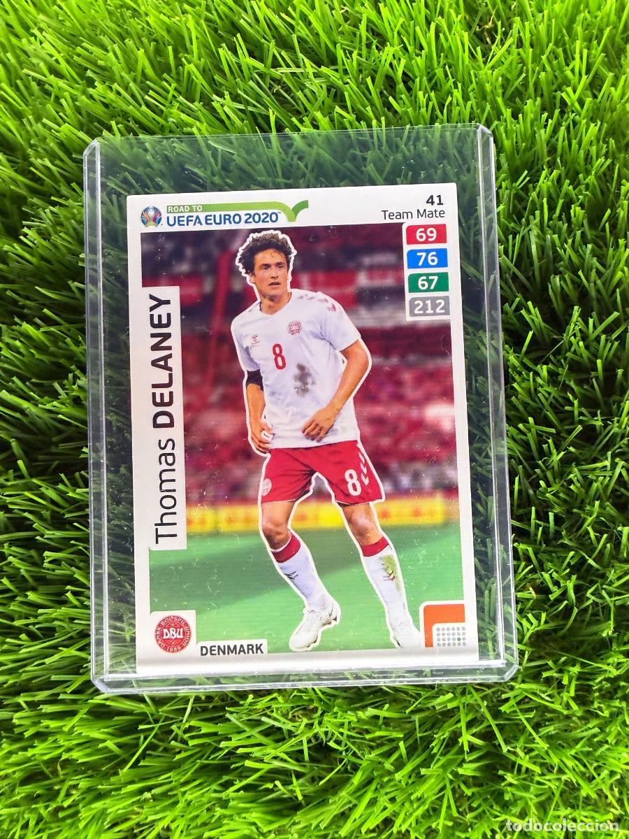 Cromos de f&uacute;tbol: N&ordm; 41 Thomas Delaney Dinamarca Adrenalyn XL Road to Euro 2020