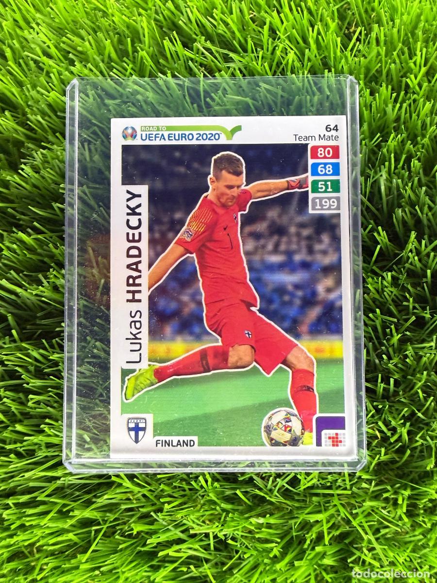 Cromos de f&uacute;tbol: N&ordm; 64 Lukas Hradecky Finlandia Adrenalyn XL Road to Euro 2020