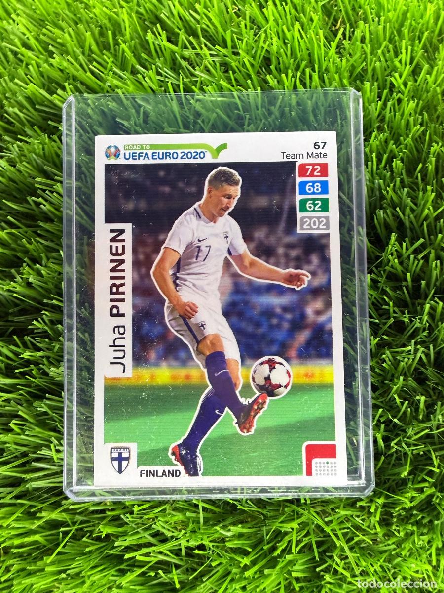Cromos de f&uacute;tbol: N&ordm; 67 Juha Pirinen Finlandia Adrenalyn XL Road to Euro 2020