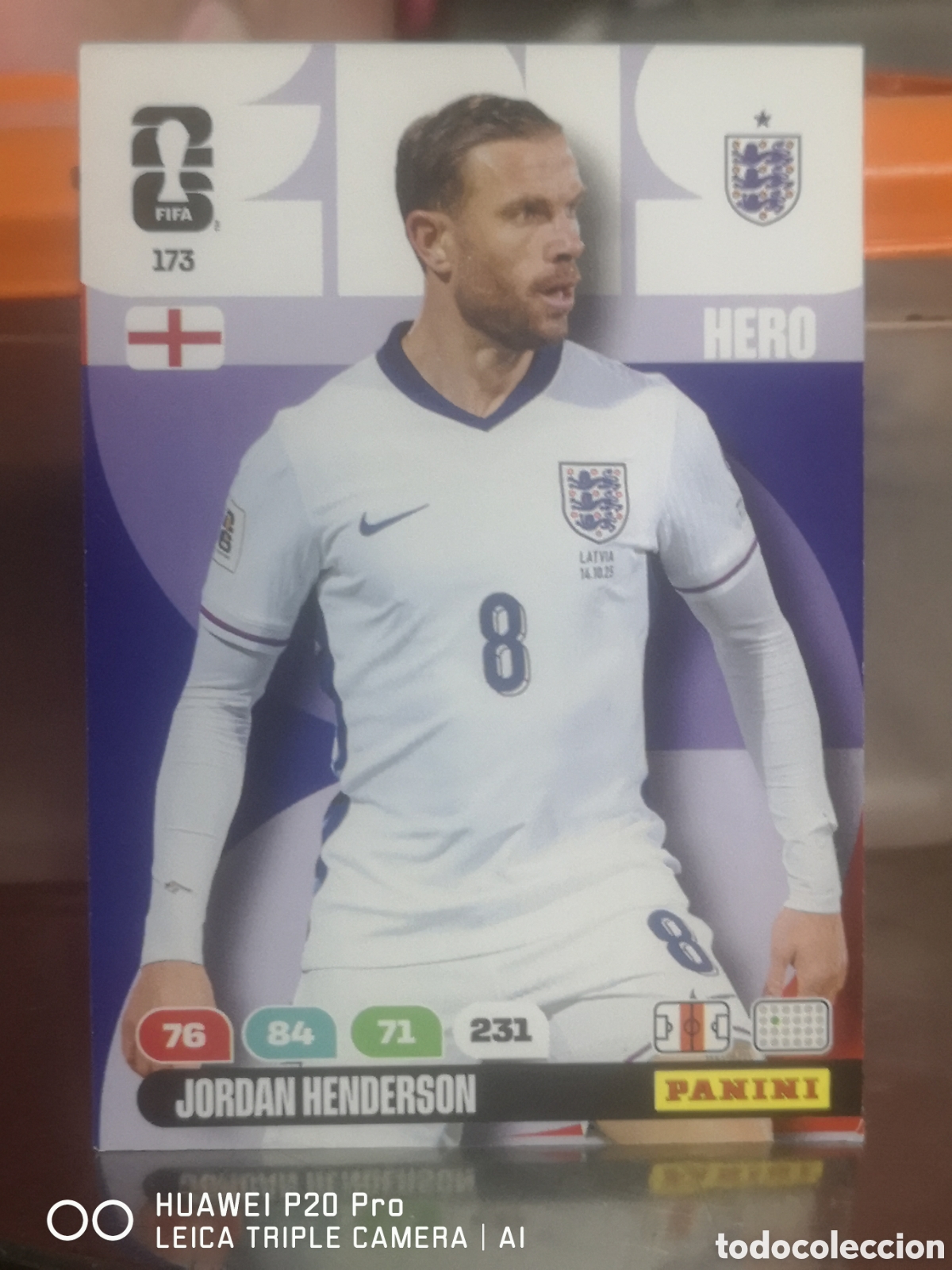 Cromos de f&uacute;tbol: 173 JORDAN HENDERSON ADRENALYN FIFA WORLD CUP 2026 INGLATERRA