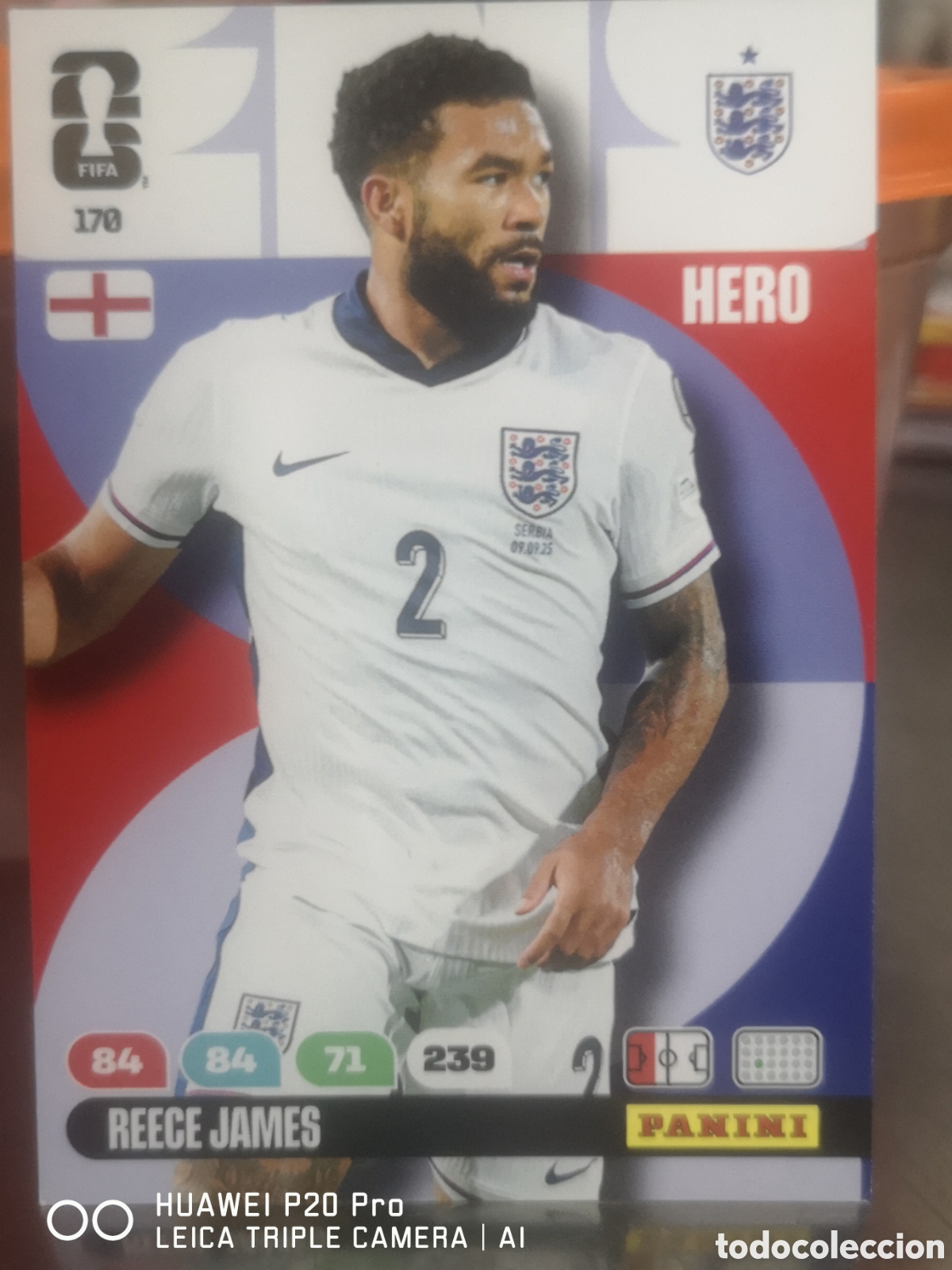 Cromos de f&uacute;tbol: 170 REECE JAMES ADRENALYN FIFA WORLD CUP 2026 INGLATERRA