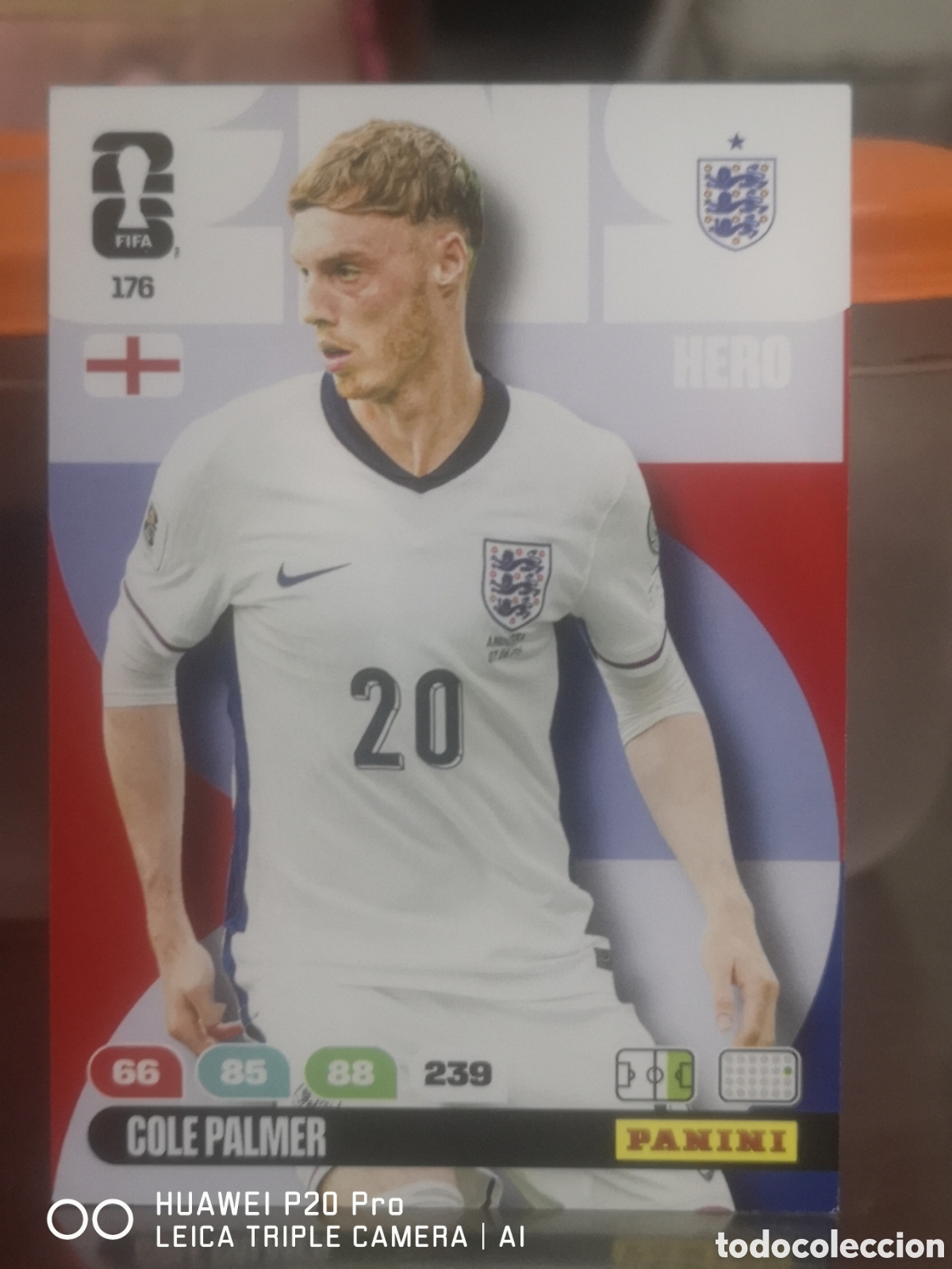 Cromos de f&uacute;tbol: 176 COLE PALMER ADRENALYN FIFA WORLD CUP 2026 INGLATERRA