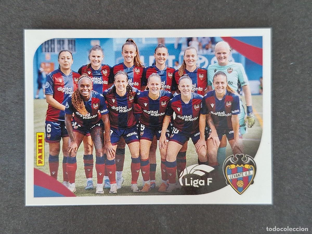 Cromos de f&uacute;tbol: L1 EQUIPO LEVANTE U. D. 203 PANINI LIGA F 2024 2025 24 25 SIN PEGAR NUNCA PEGADO
