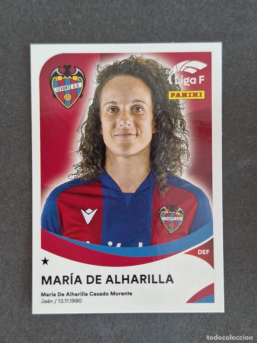 Cromos de f&uacute;tbol: L1 MARIA DE ALHARILLA LEVANTE U. D. 206 PANINI LIGA F 2024 2025 24 25 SIN PEGAR NUNCA PEGADO