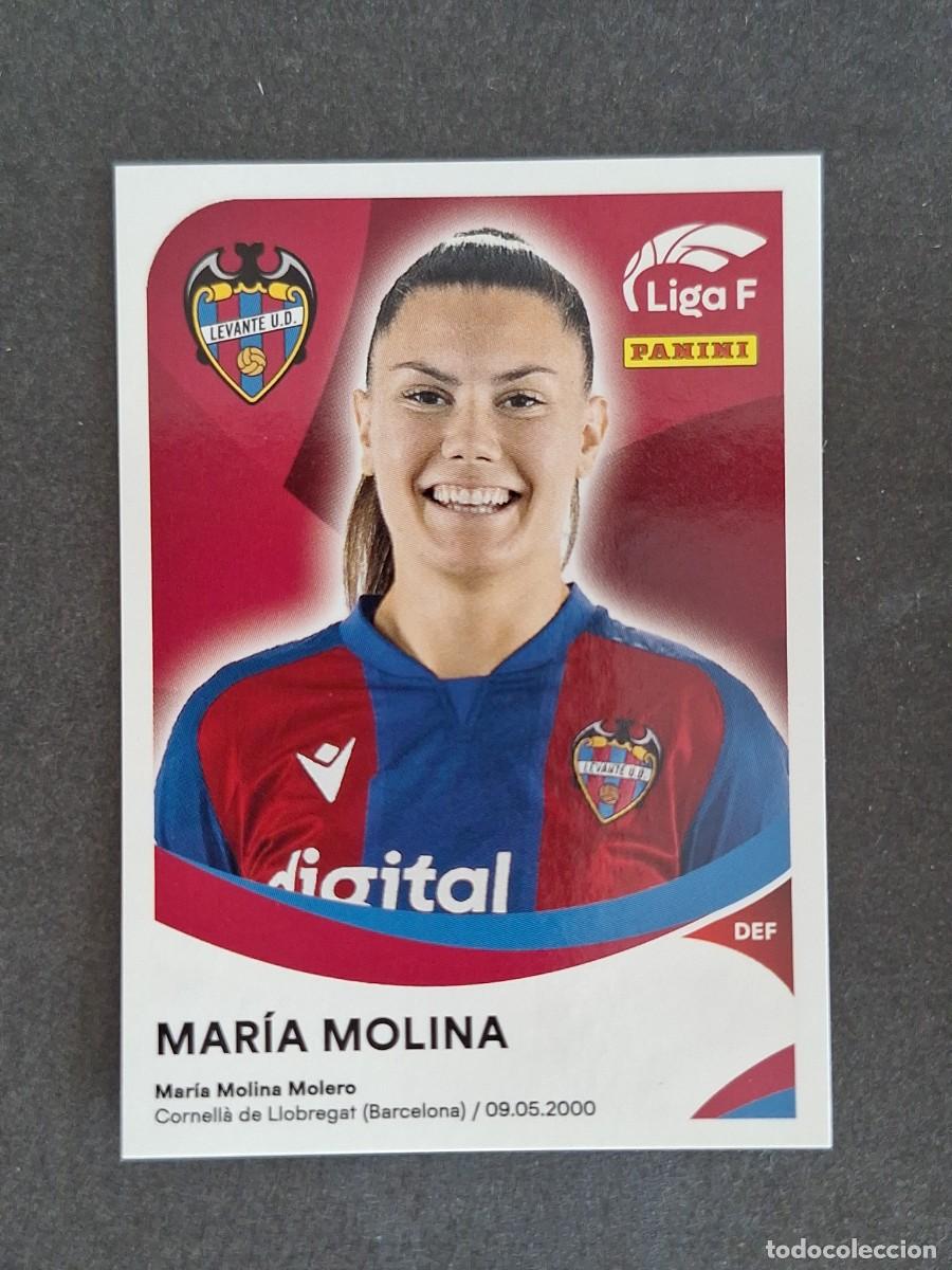 Cromos de f&uacute;tbol: L1 MARIA MOLINA LEVANTE U. D. 208 PANINI LIGA F 2024 2025 24 25 SIN PEGAR NUNCA PEGADO