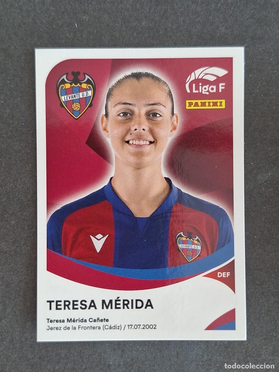 Cromos de f&uacute;tbol: L1 TERESA MERIDA LEVANTE U. D. 209 PANINI LIGA F 2024 2025 24 25 SIN PEGAR NUNCA PEGADO