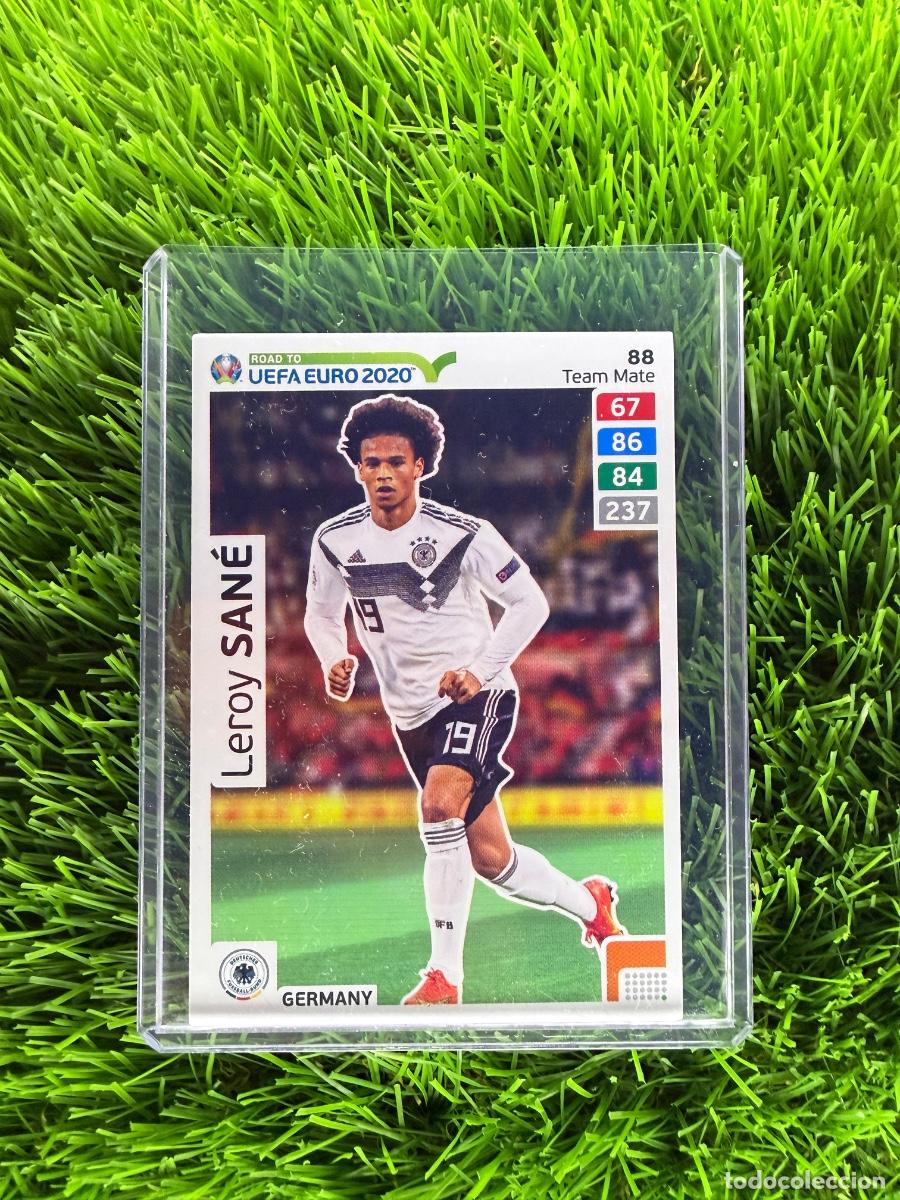 Cromos de f&uacute;tbol: N&ordm; 88 Leroy San&eacute; Alemania Adrenalyn XL Road to Euro 2020