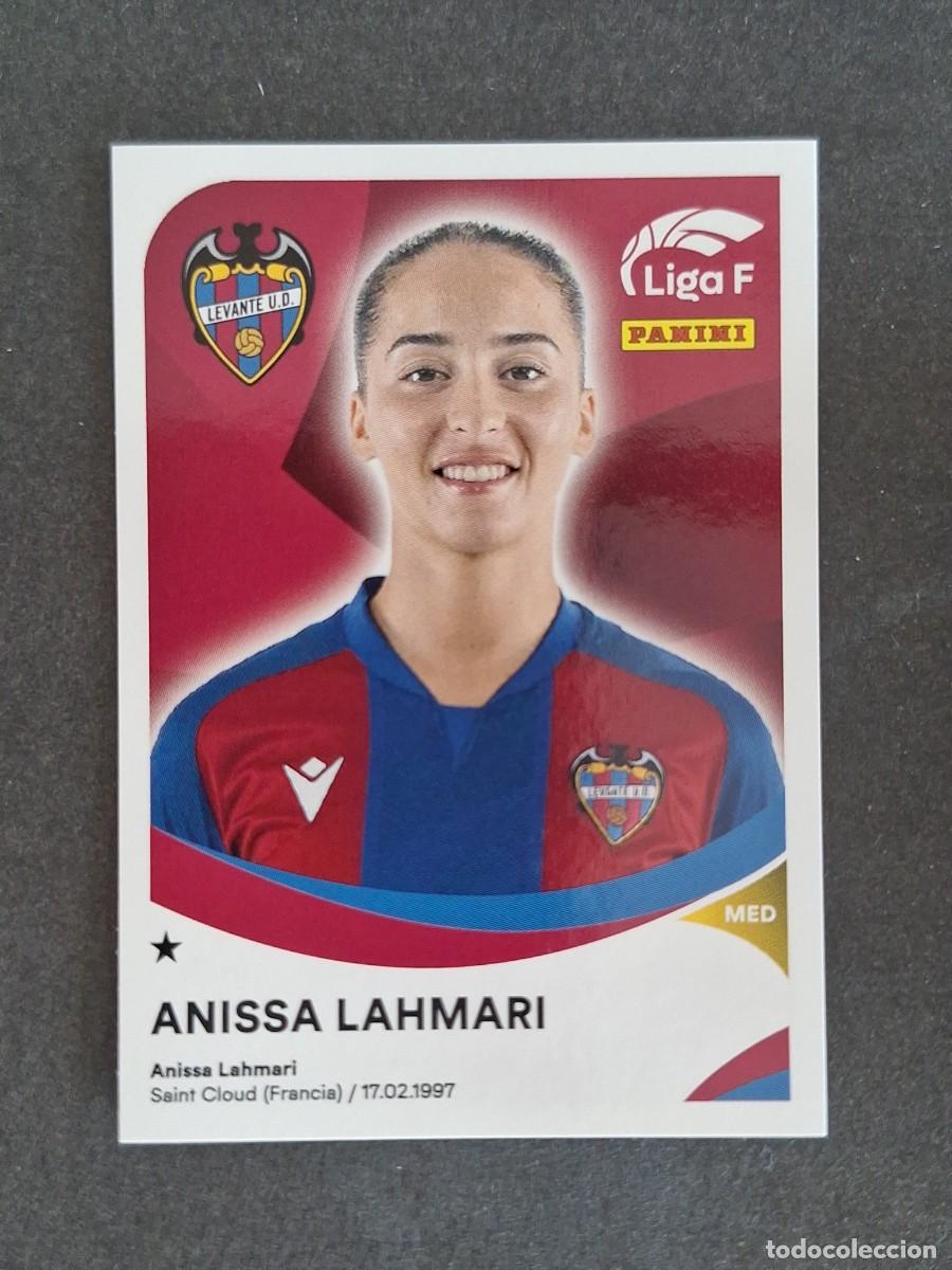 Cromos de f&uacute;tbol: L1 ANISSA LAHMARI LEVANTE U. D. 215 PANINI LIGA F 2024 2025 24 25 SIN PEGAR NUNCA PEGADO