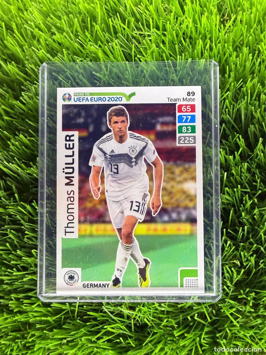Cromos de f&uacute;tbol: N&ordm; 89 Thomas M&uuml;ller Alemania Adrenalyn XL Road to Euro 2020