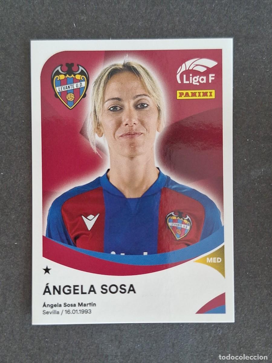 Cromos de f&uacute;tbol: L1 ANGELA SOSA LEVANTE U. D. 218 PANINI LIGA F 2024 2025 24 25 SIN PEGAR NUNCA PEGADO