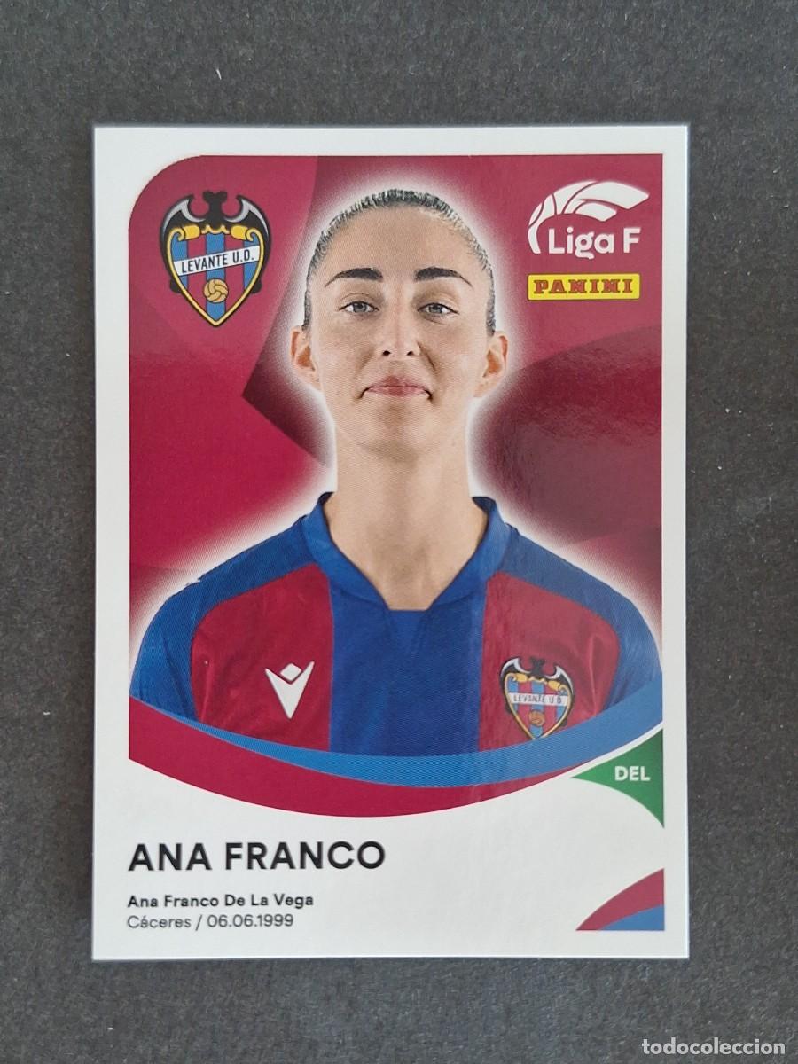 Cromos de f&uacute;tbol: L1 ANA FRANCO LEVANTE U. D. 220 PANINI LIGA F 2024 2025 24 25 SIN PEGAR NUNCA PEGADO