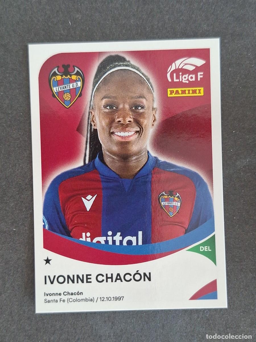 Cromos de f&uacute;tbol: L1 IVONNE CHACON LEVANTE U. D. 221 PANINI LIGA F 2024 2025 24 25 SIN PEGAR NUNCA PEGADO