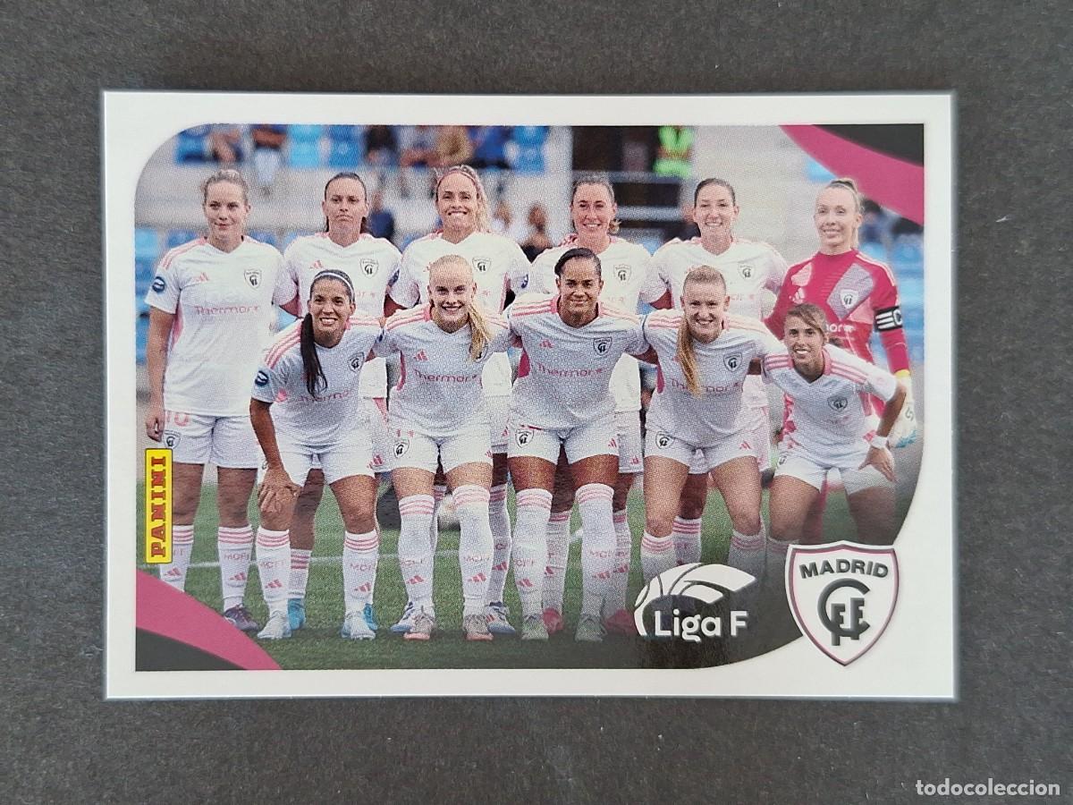 Cromos de f&uacute;tbol: L1 EQUIPO MADRID C. F. F. 223 PANINI LIGA F 2024 2025 24 25 SIN PEGAR NUNCA PEGADO