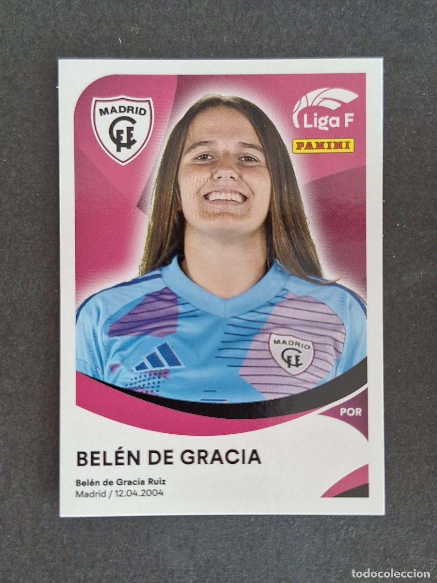 Cromos de f&uacute;tbol: L1 BELEN DE GRACIA MADRID C. F. F. 225 PANINI LIGA F 2024 2025 24 25 SIN PEGAR NUNCA PEGADO