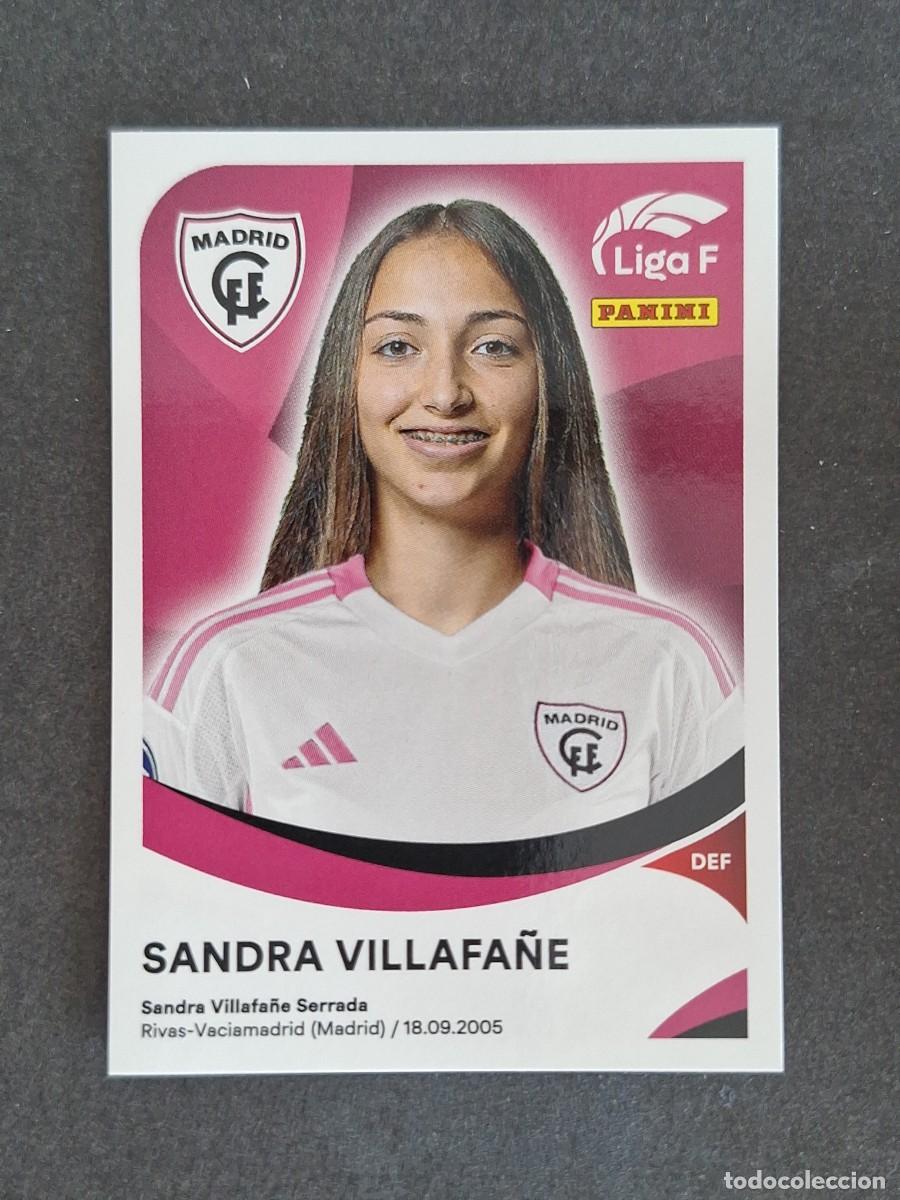 Cromos de f&uacute;tbol: L1 SANDRA VILLAFA&Ntilde;E MADRID C. F. F. 227 PANINI LIGA F 2024 2025 24 25 SIN PEGAR NUNCA PEGADO