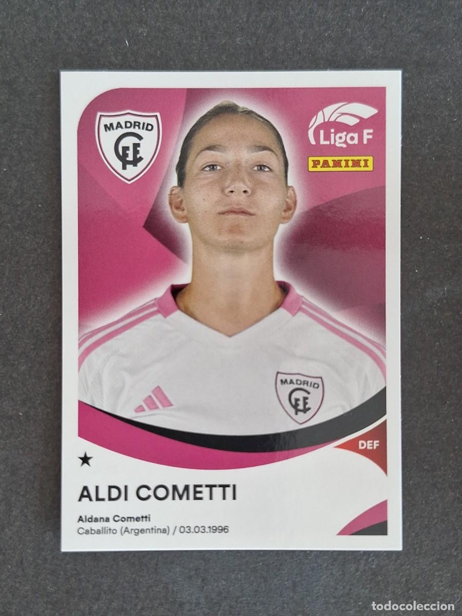 Cromos de f&uacute;tbol: L1 ALDI COMETTI MADRID C. F. F. 228 PANINI LIGA F 2024 2025 24 25 SIN PEGAR NUNCA PEGADO