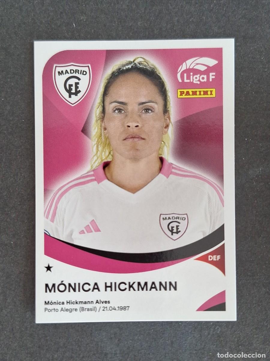 Cromos de f&uacute;tbol: L1 MONICA HICKMANN MADRID C. F. F. 230 PANINI LIGA F 2024 2025 24 25 SIN PEGAR NUNCA PEGADO