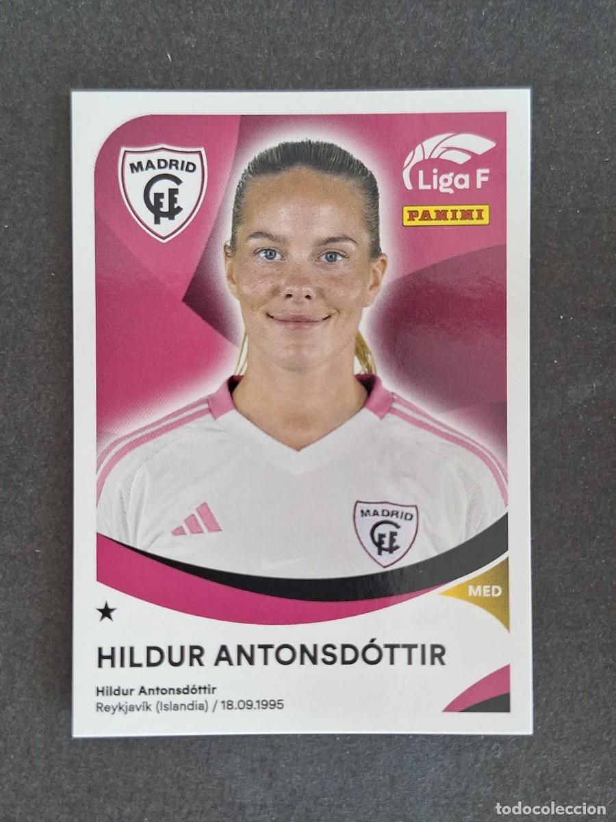 Cromos de f&uacute;tbol: L1 HILDUR ANTONSDOTTIR MADRID C. F. F. 233 PANINI LIGA F 2024 2025 24 25 SIN PEGAR NUNCA PEGADO