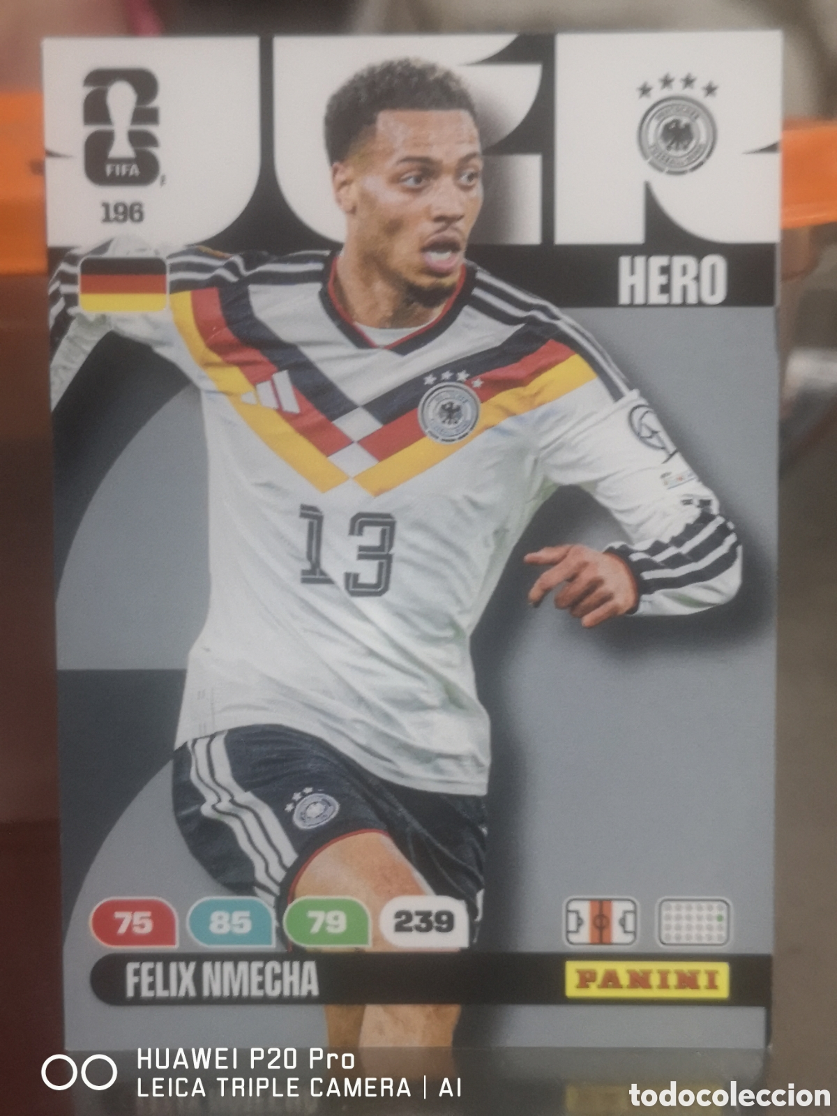 Cromos de f&uacute;tbol: 196 FELIX NMECHA ADRENALYN FIFA WORLD CUP 2026 ALEMANIA