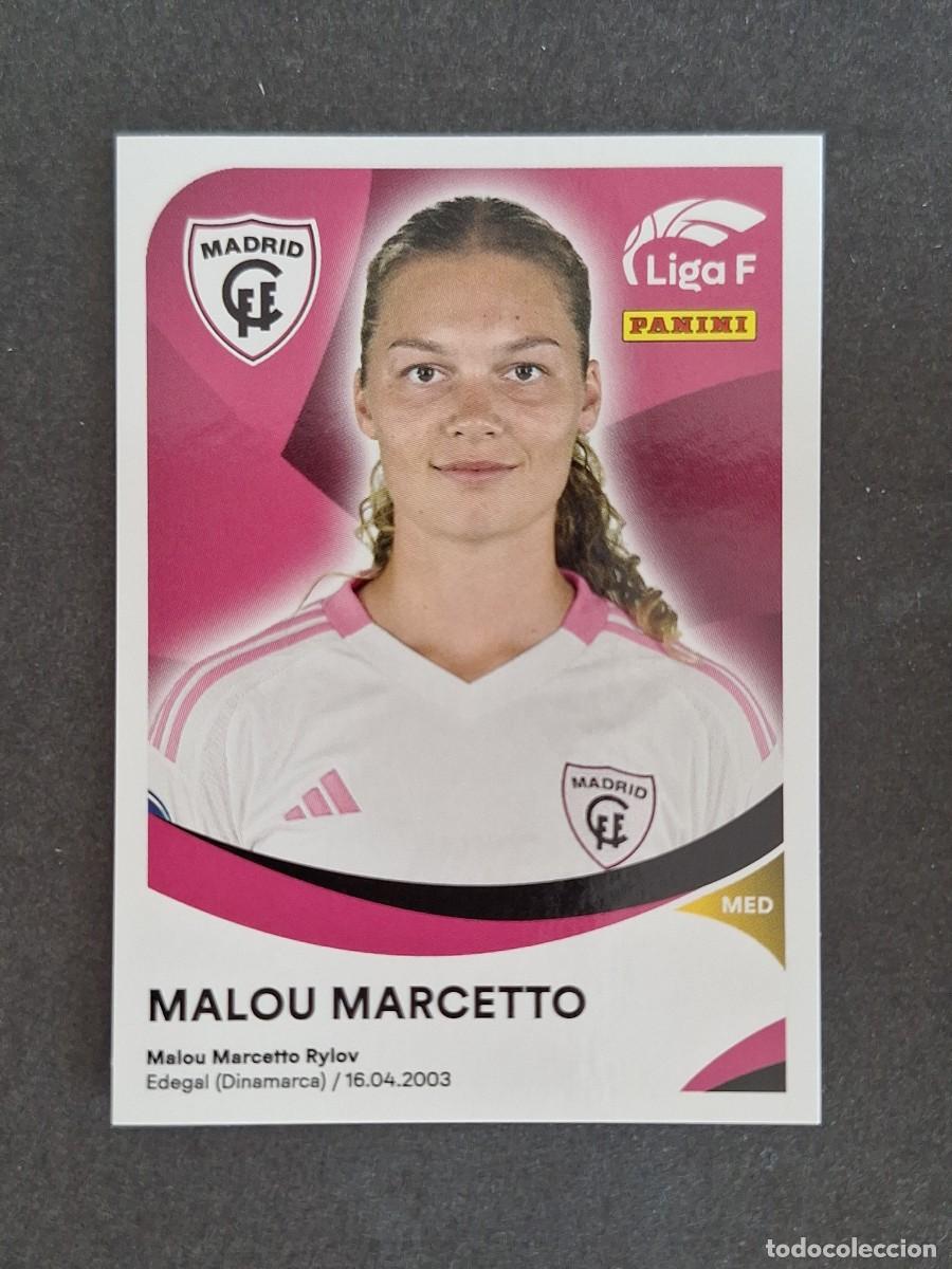 Cromos de f&uacute;tbol: L1 MALOU MARCETTO MADRID C. F. F. 237 PANINI LIGA F 2024 2025 24 25 SIN PEGAR NUNCA PEGADO