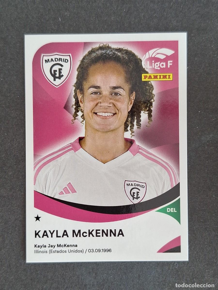 Cromos de f&uacute;tbol: L1 KAYLA McKENNA MADRID C. F. F. 241 PANINI LIGA F 2024 2025 24 25 SIN PEGAR NUNCA PEGADO