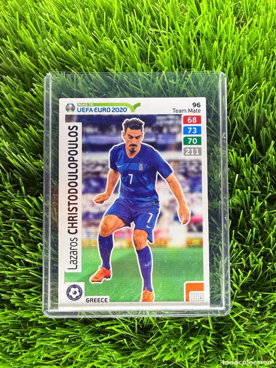 Cromos de f&uacute;tbol: N&ordm; 96 Lazaros Christodoulopoulos Grecia Adrenalyn XL Road to Euro 2020